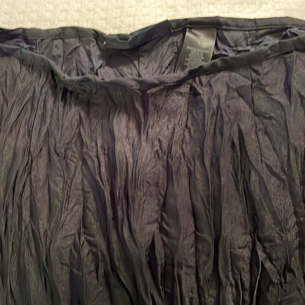 Access by Liz Claiborne.  Gently used black crinkle below knee skirt